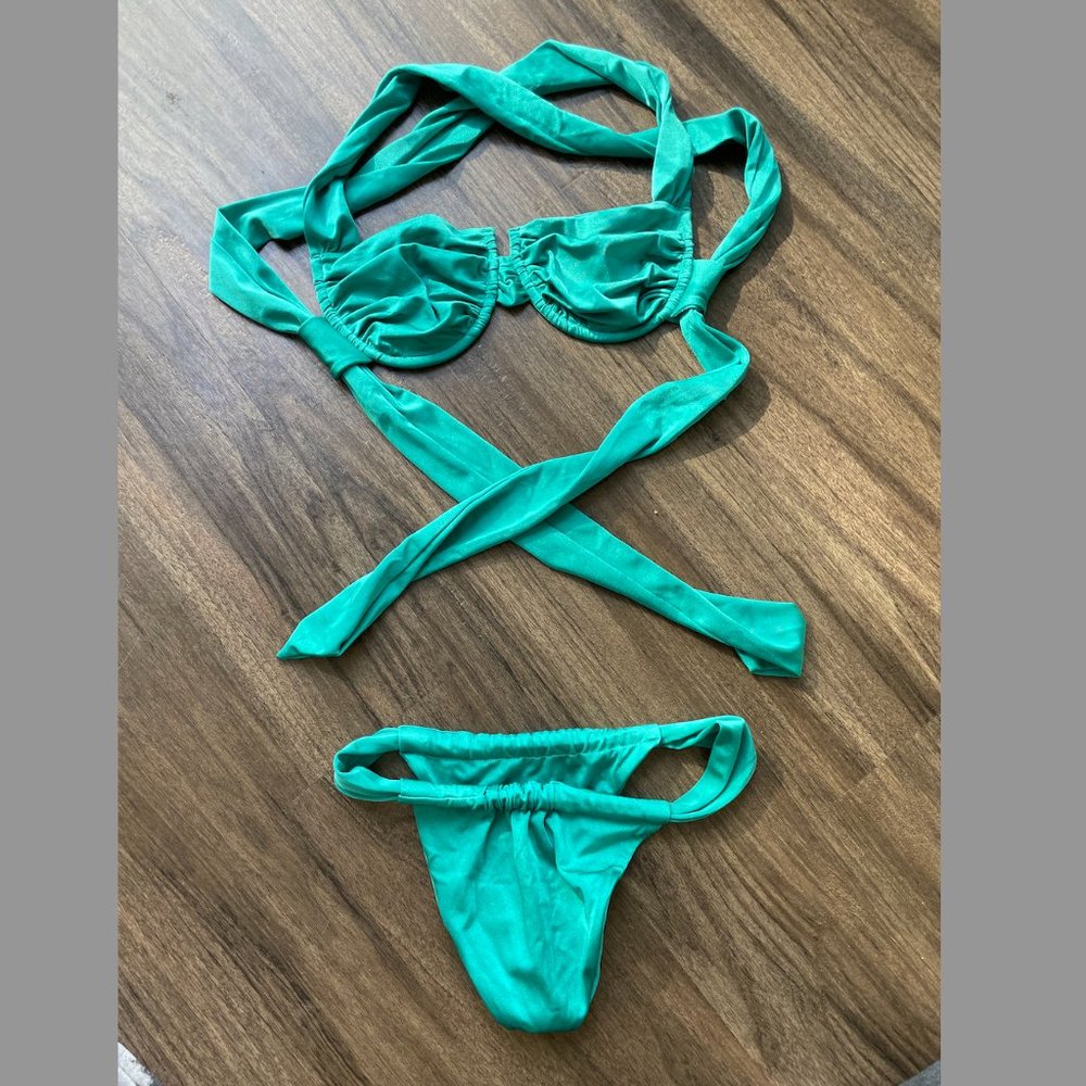 Inamorata Luciana Teal Bikini set